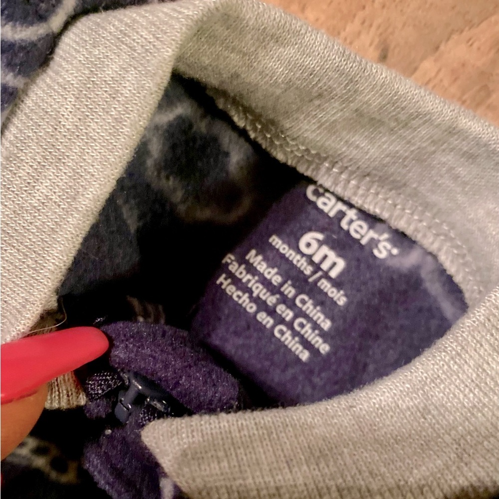 2 Boys size 6months Carter sleepers and one size 9months Ok!e dokie outfit! NWOT - Picture 3 of 7